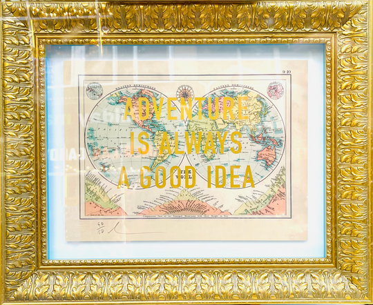 ADVENTURE iS ALWAYS A GOOD iDEA GOLD