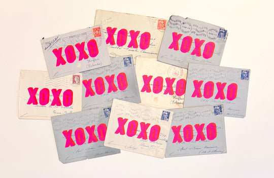 XOXO FRENCH ENVELOPES