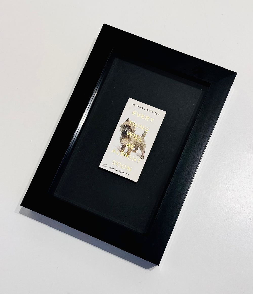 EVERYTHiNG WiLL BE ALRiGHT SOON - PORTRAiT DOG CiGARETTE CARDS